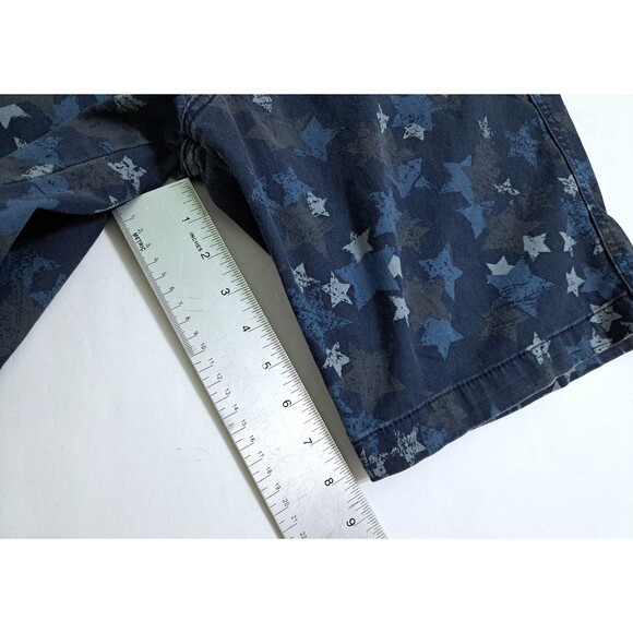 USA Patriotic Men's Size 32 Blue Stars All Over Print 4th July Shorts American - Picture 7 of 7